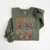 Monkey Punch Graphic Sweatshirt | Baby Monkey Holding Plush Toy Crewneck | Vintage Aesthetic Animal Pullover | Cute Retro Monkey Jumper | Soft Girl Era Graphic Top | Nostalgic Toy Monkey Shirt