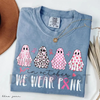 Breast Cancer T-Shirt – "In October We Wear Pink" Cute Ghost Tee by Dog Mom Hat