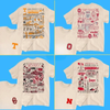 ALL TEAM NCAA Sand T-Shirt – Tropical Artwork Tee for Men & Women, Casual College Sports Fanwear by Dog Mom Hat