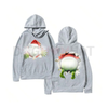Christmas Movie Character Green Guy Through Hole 2 Sided Graphic Printed T-Shirt Hoodie by Dog Mom Hat