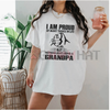 Monogrammed "Proud Of Many Things... Nothing Being A Grandpa" T-Shirt by Dog Mom Hat