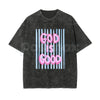 Unisex God is Good Print Washed T-Shirt – Aesthetic Christian Faith Graphic Tee, Retro Faith-Based Oversized Top