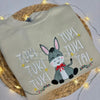 Mi Burrito Sabanero "Tuki Tuki Tuki" Embroidered Sweatshirt – Latin Christmas Crewneck