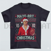 Drake Maye Christmas Tshirt – Unisex Holiday Crewneck by Dog Mom Hat