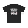 Witty 'I'm Buys*xual' Heavy Cotton Beer Shirt by Dog Mom Hat
