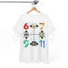 67911 Unisex Heavy Cotton T-Shirt – Premium 100% Cotton Structured Graphic Tee, Soft Lived-In Heavyweight Industrial Top, Minimalist Essential Daily Silhouette Shirt, Made in USA