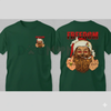 FREEDOM Defiant Santa Claus Print Men's T-Shirt – Unisex Political Statement Tee by Dog Mom Hat