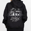 Never and Look Art Chicano Hoodie | Lowrider Cholo Gangster Streetwear | Men's Cotton Fabric