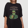 "Coffee Is" Unisex T-Shirt, Crewneck & Pullover Hoodie – Women's Coffee Apparel by Dog Mom Hat