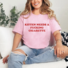 "Kitten Need a Fking Cigarette" T-Shirt by Dog Mom Hat