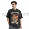 "I Refuse To Tolerate Gluten" Washed T-Shirt by Dog Mom Hat