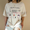 "Spooky Boo" Ghost T-Shirt – Cute Halloween Tee, Unisex Spooky Season Apparel by Dog Mom Hat