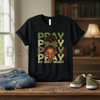 "Blessed Queen" Afro Christian Shirt – Fortify Your Faith Melanin Graphic Tee by Dog Mom Hat