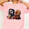 Mini Halloween Popcorn T-Shirt – Spooky Season Movie Tee by Dog Mom Hat