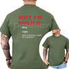 "Why I'm Single" T-Shirt - Funny Mens Humorous Graphics Tee, Self-Deprecating Slogan Shirt, Casual Dating Humor Apparel