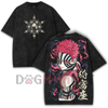 Akaza x Chaos Empress Washed Anime Tee – Darkcore Streetwear, Final Boss Energy Graphic, Unisex 2025 by Dog Mom Hat