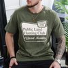 Public Land Hunting Club T-Shirt – Sage Green, Vintage Hunting Apparel, Unisex Outdoor Outfit, Gift for Hunter by Dog Mom Hat