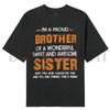 Men's "Brother and Sister" T-Shirt – Proud Sibling Bond Tee by Dog Mom Hat