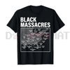 Black Massacres History Map T-Shirt by Dog Mom Hat