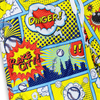 Comic Book Bombs Lifestyle Baseball Mesh Shorts by Seamhead Swag