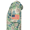 Seamhead Hunting Club HyperMAX Short Sleeve Camo Baseball Hoodie by Seamhead Swag