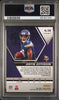 Graded 2020 Panini Mosaic Justin Jefferson #209 Reactive Gold Rookie RC Football Card PSA 10 Gem Mint
