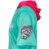 Watermelon Walkoffs Baseball HyperMAX Short Sleeve Hoodie by Seamhead Swag