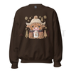 Cute Hairy Coo Unisex Crewneck Sweatshirt by Dog Mom Hat
