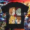 Vintage 80s Cartoon Thundercats Graphic Tee – Retro Character Grid Print Shirt, Nostalgic Streetwear Unisex T-Shirt