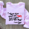 2PAC "Money For Wars" Conscious Lyric Sweater by Dog Mom Hat