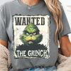 Funny Wanted Grinch Christmas T-Shirt by Dog Mom Hat