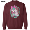 Pink & Teal Nutcracker Sweatshirt by Dog Mom Hat