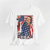 Jack Hughes Team USA Hockey Fan T-Shirt by Dog Mom Hat