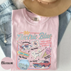 America "Mr. Electric Blue" Concert Tour Tee - Moonbeam Ice Cream by Dog Mom Hat