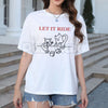 "LET IT RIDE" T-Shirt - Bold Risk-Taker Slogan Tee, Casino & Gambling Apparel, Decisive Action Statement Shirt
