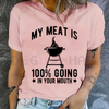 Funny Innuendo BBQ Master T-Shirt – Unisex Grilling Humor Tee by Dog Mom Hat