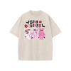 Unisex "Mean Ghouls" T-Shirt – Halloween Streetwear Tee, Washed Vintage Style by Dog Mom Hat