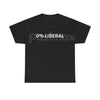"0 Percent Lib" T-shirt - Funny Political Graphic Tee, Halloween Humor Gift Idea, Conservative Statement Shirt