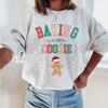 "Baking a Little Cookie" Pregnancy Announcement Sweatshirt by Dog Mom Hat