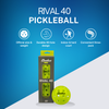 Rival 40 Pickleball 3-Pack