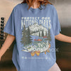 'Respect the Local Wildlife' Tee – National Parks Hiking Camping Clothes, Granola Girl Adventure Shirt, Wanderlust T-shirt