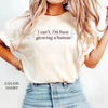 "I Can't I'm Busy Growing A Human" Shirt – Funny Pregnancy Tee by Dog Mom Hat