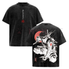 Kakashi Hatake T-Shirt – Washed Vintage Naruto Anime Oversize Streetwear Tee by Dog Mom Hat