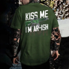 Funny 'Kiss Me I'm AR-ish' St. Patrick's Day Shirt by Dog Mom Hat