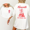 Kenworth T-Shirt - "The World's Best" Red Truck Graphic Tee, Unisex Fit by Dog Mom Hat