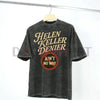 "Helen Keller Denier" Vintage Washed T-Shirt – Absurd Humor Graphic Tee by Dog Mom Hat