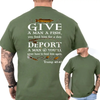 "Deport A Man" Political Satire T-Shirt by Dog Mom Hat