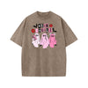 Unisex "Mean Ghouls" Halloween T-Shirt – Washed Cotton, Vintage Streetwear, Bat Graphic