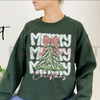 Cute Floral Christmas Sweatshirt by Dog Mom Hat
