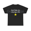"God Bless My Chungus Life" Funny T-Shirt - Ironic Big Chungus Meme Tee, Sarcastic Religious Parody Shirt, Wholesome Internet Culture Apparel